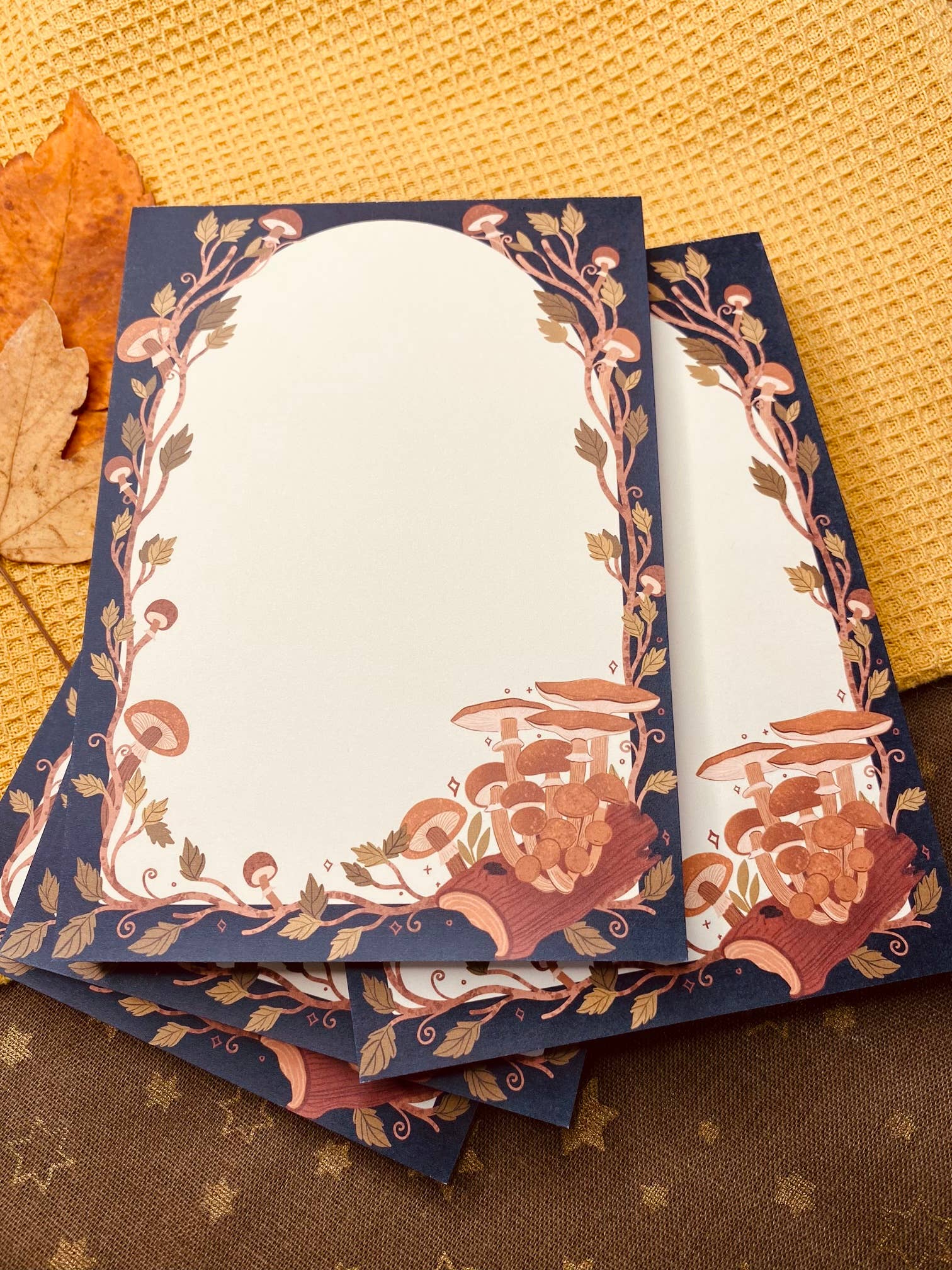 Split Moon Studios - Wholesale Notepad - Wild Mushroom Notepad A6 To-Do List - Printed on certified1