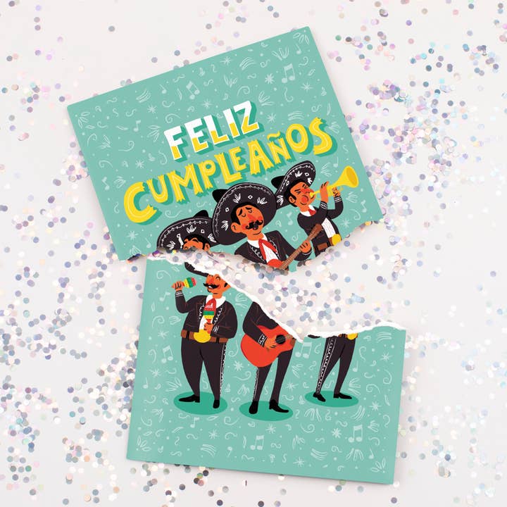 Joker Greeting - Wholesale Birthday Card - Master Carton - Endless Feliz Cumpleaños with Glitter (100/box)