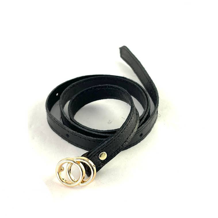 MILANO AMOUR - Vente Ceinture – femme - Ceinture Cross Laminato en cuir véritable6