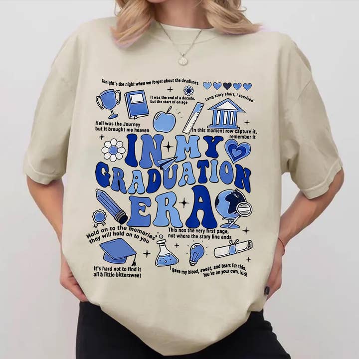 Camisola da Minha Era de Graduação, Sweatshirt Retro do Último Ano por atacado de NVC Ecommerce LLC