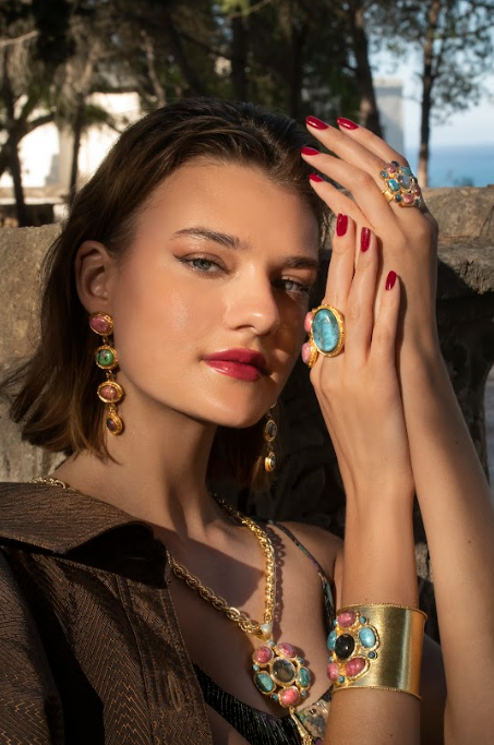 NIIKI PARIS - Venta al por mayor Anillos grandes/de cóctel - Anillo de mujer con piedras semipreciosas NCR842R3