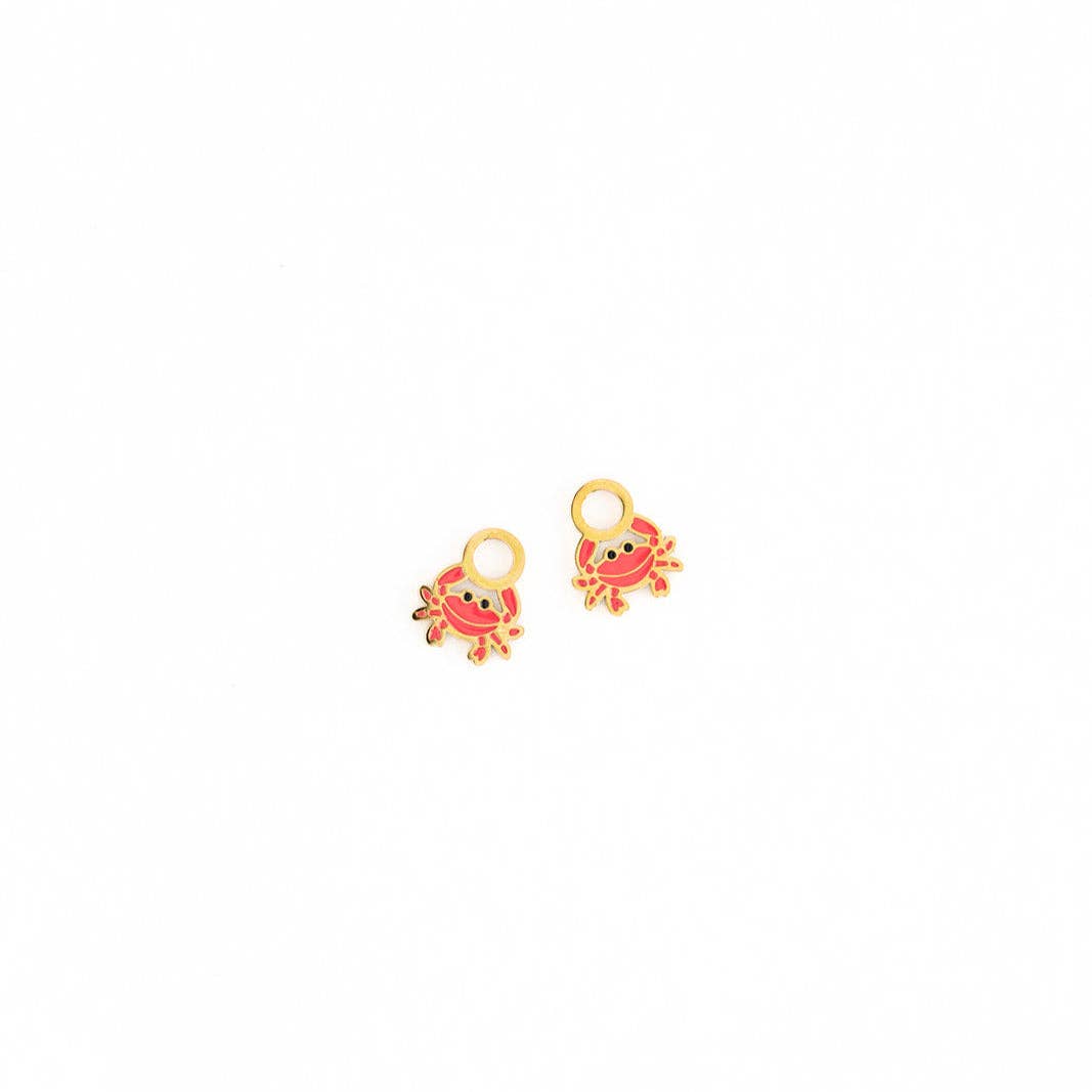 Pip Pop Post – wholesale Earrings – Kids – Crab Charm0