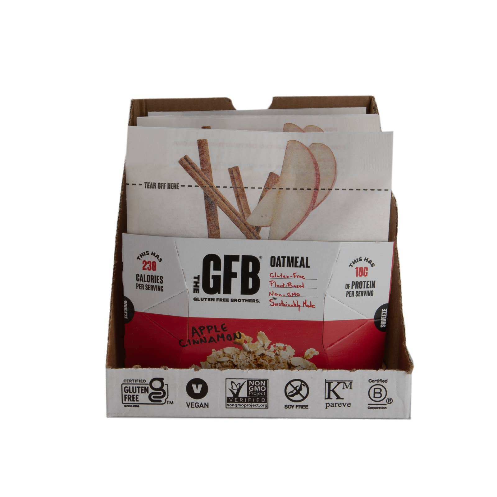 The GFB - Wholesale Oats - The GFB: Apple Cinnamon Protein Oatmeal Pop-Up Cup7