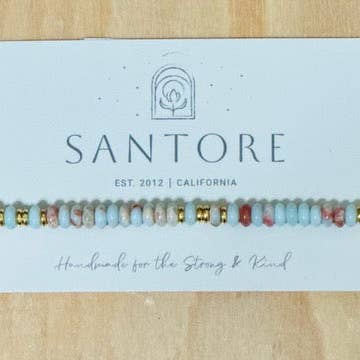 Santore Jewelry Company - Wholesale Beaded Bracelet - Linea Beaded Stretch Bracelet - Ships Carded17