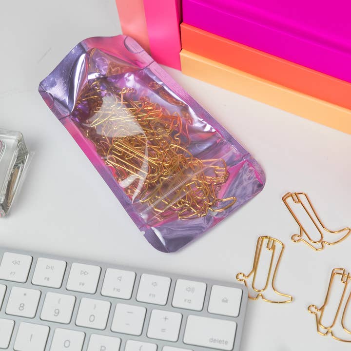 Chez Gagné - Wholesale Paperclip - Paper Clip Pack - Cowboy Boot - Pack of 25 - Office Supplies