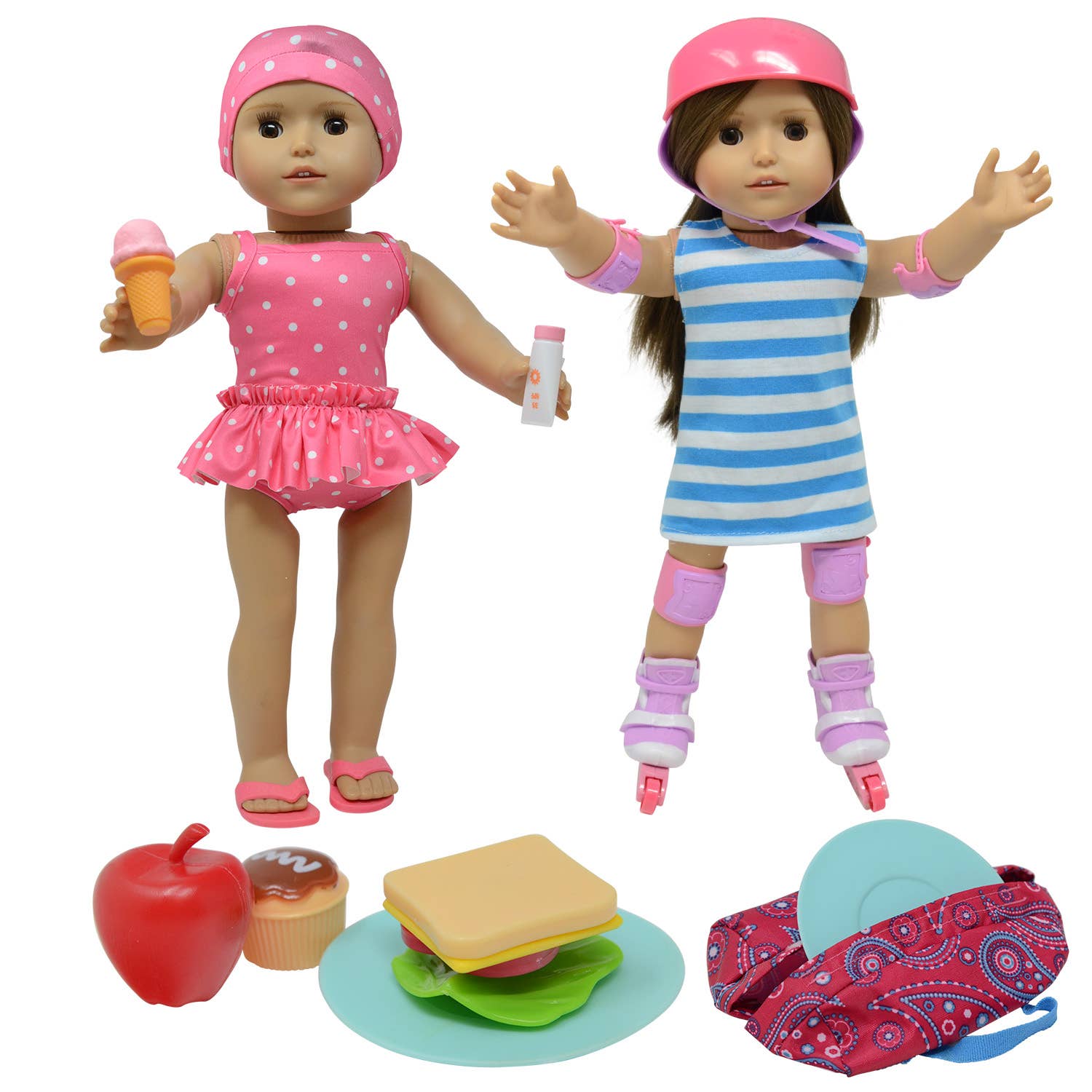 Silly Monkey Pajama Pant Set Fits 18/" American Girl Doll Clothes