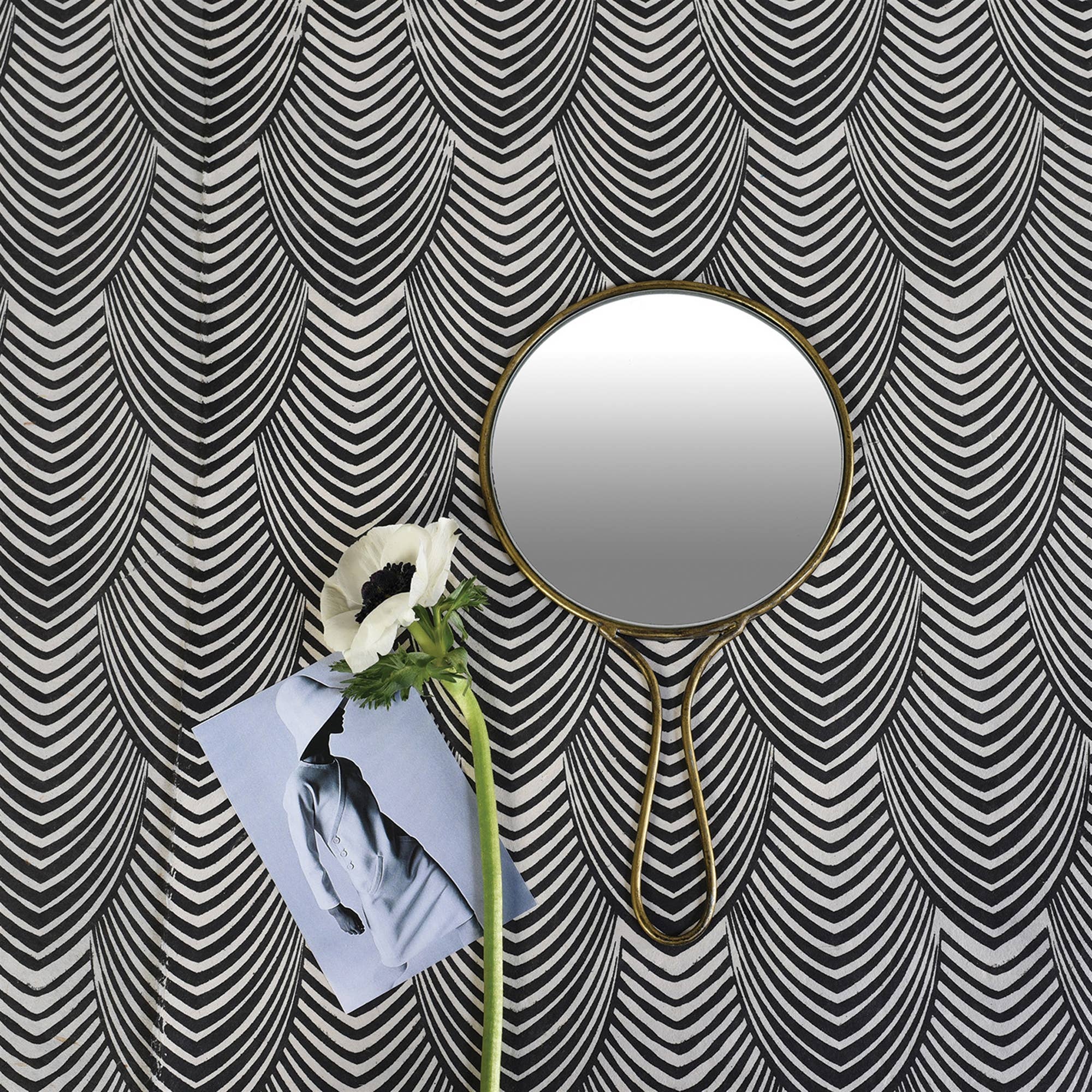 HomArt - Wholesale Vanity Mirror - Lena Hand Mirror, Brass - Round - Brass4