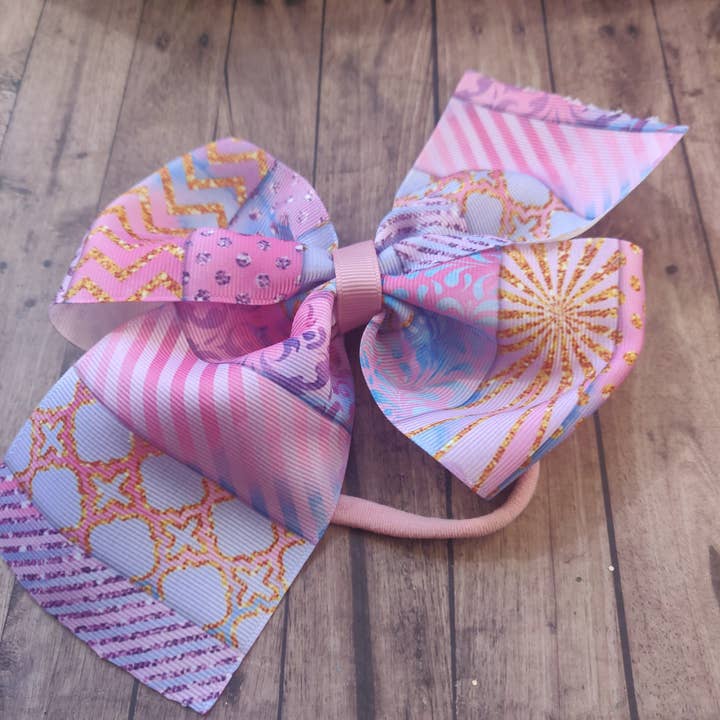 pink og guld pandebånd bue for engroshandel hos 3d beauty brand