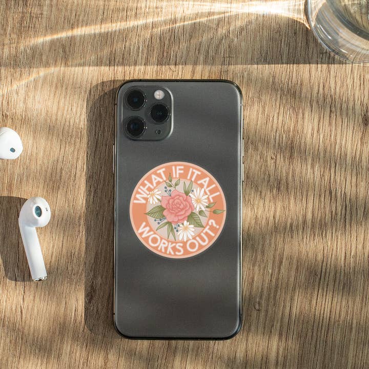 Luck and Lavender Studio – Engroshandel Klistermærke – Hvad hvis det hele virker ud klistermærke5