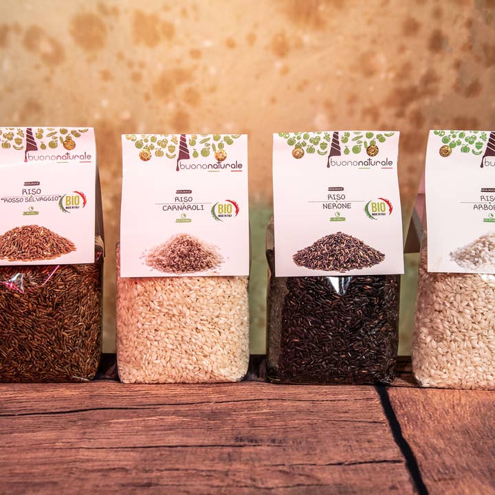 Rice mix box ORGANIC 5kg — Bulk pack of 500g 10pcs per la vendita all'ingrosso da parte di buononaturale