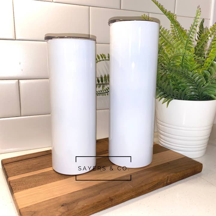 Sayers & Co. - Wholesale Insulated Mug/Tumbler - Insulated Sublimation Tumblers with Straw - Home - 20 & 30oz