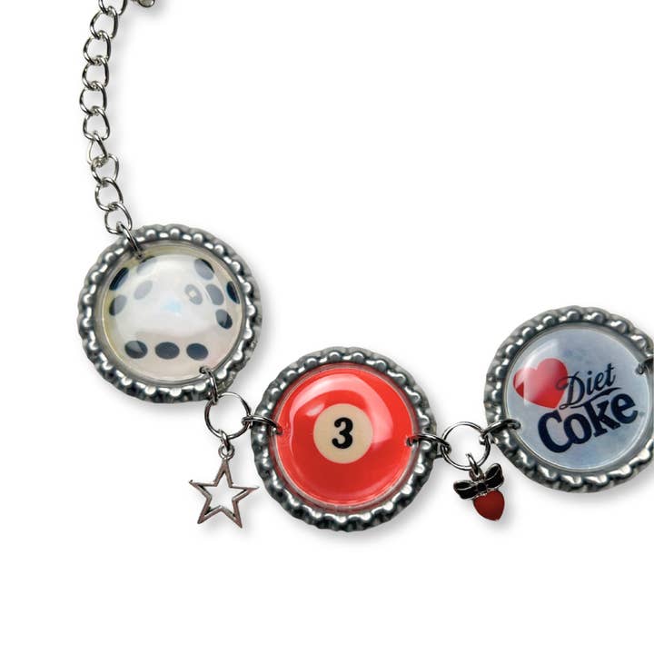 Painted Lady - Wholesale Pendant/Charm Necklace - Diet Coke Necklace1