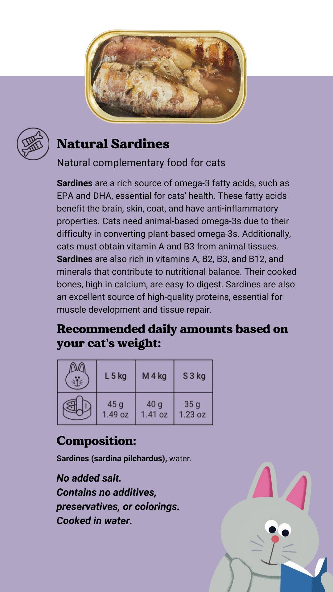 Canumi - Wholesale Pet Food - Cat - Natural sardines Cats4