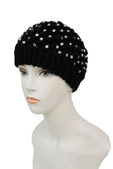 Cap Zone - Vendita all'ingrosso Fascia per capelli - Donna - Lavorato all'uncinetto con cerchietto interamente in strass3