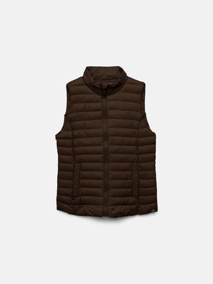 Lanidor - Wholesale Outerwear Vest - Women's - Plain Quilted Vest (423542-22)3