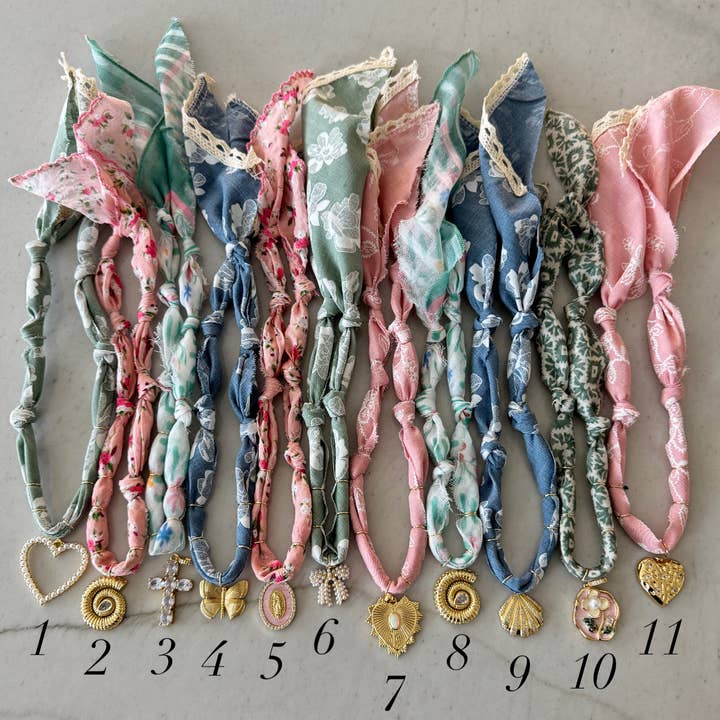 LIB+LEE - Wholesale Pendant/Charm Necklace - Bandana Necklace Spring