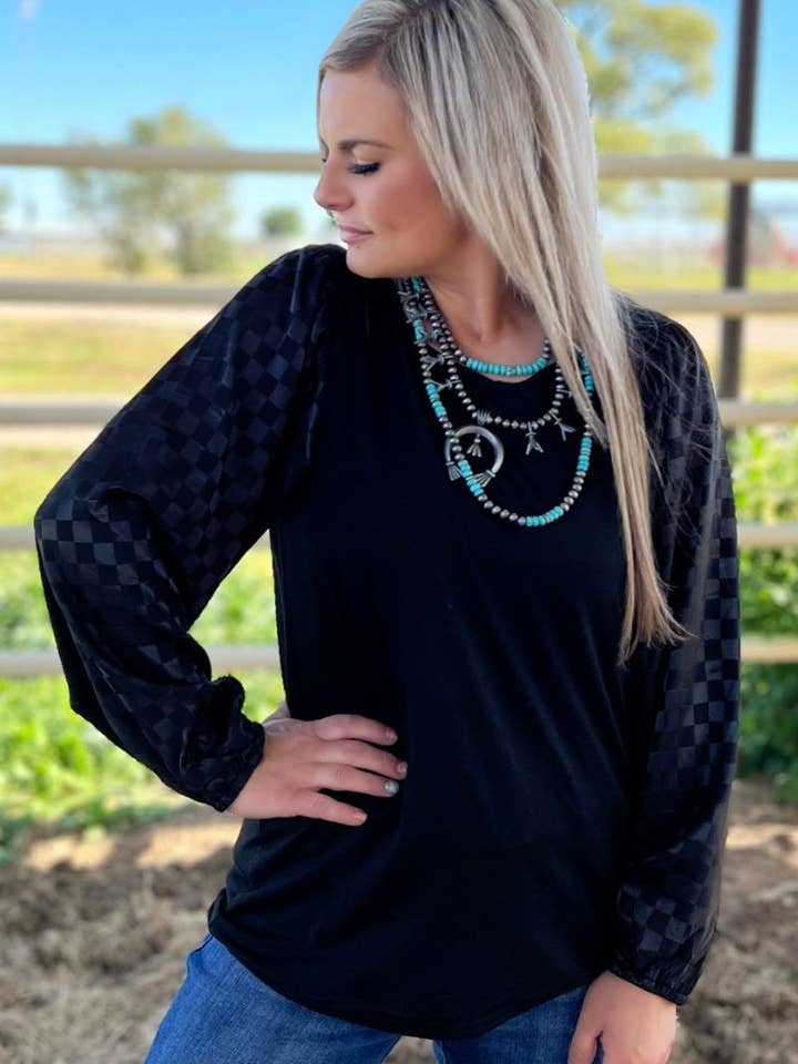Sterling Kreek - Wholesale Blouse - Women's - Friday Night Top