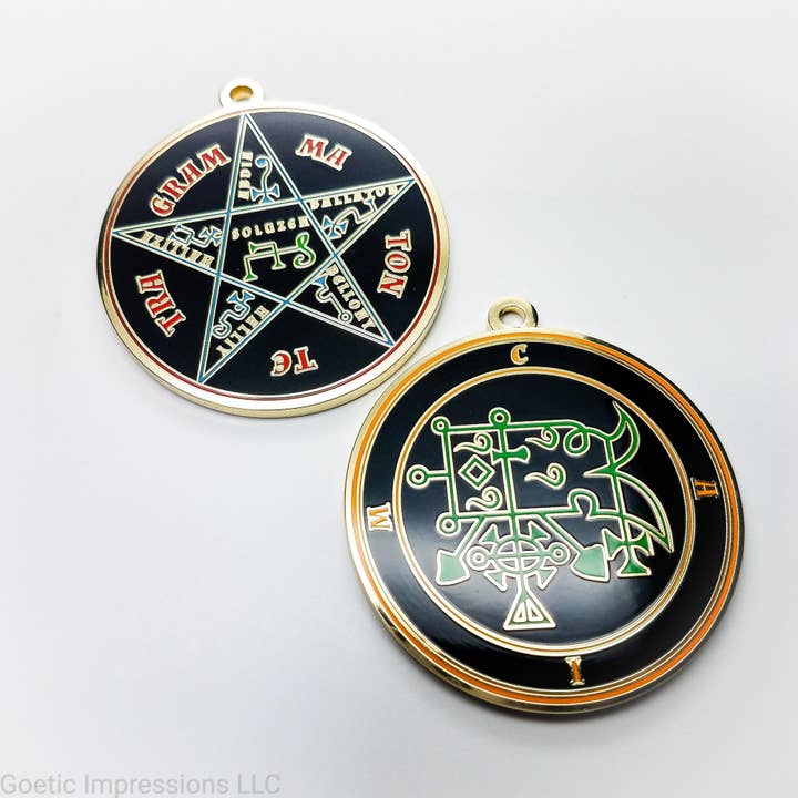 Goetic Impressions - Wholesale Individual Charm/Pendant - Caim Sigil Medallion