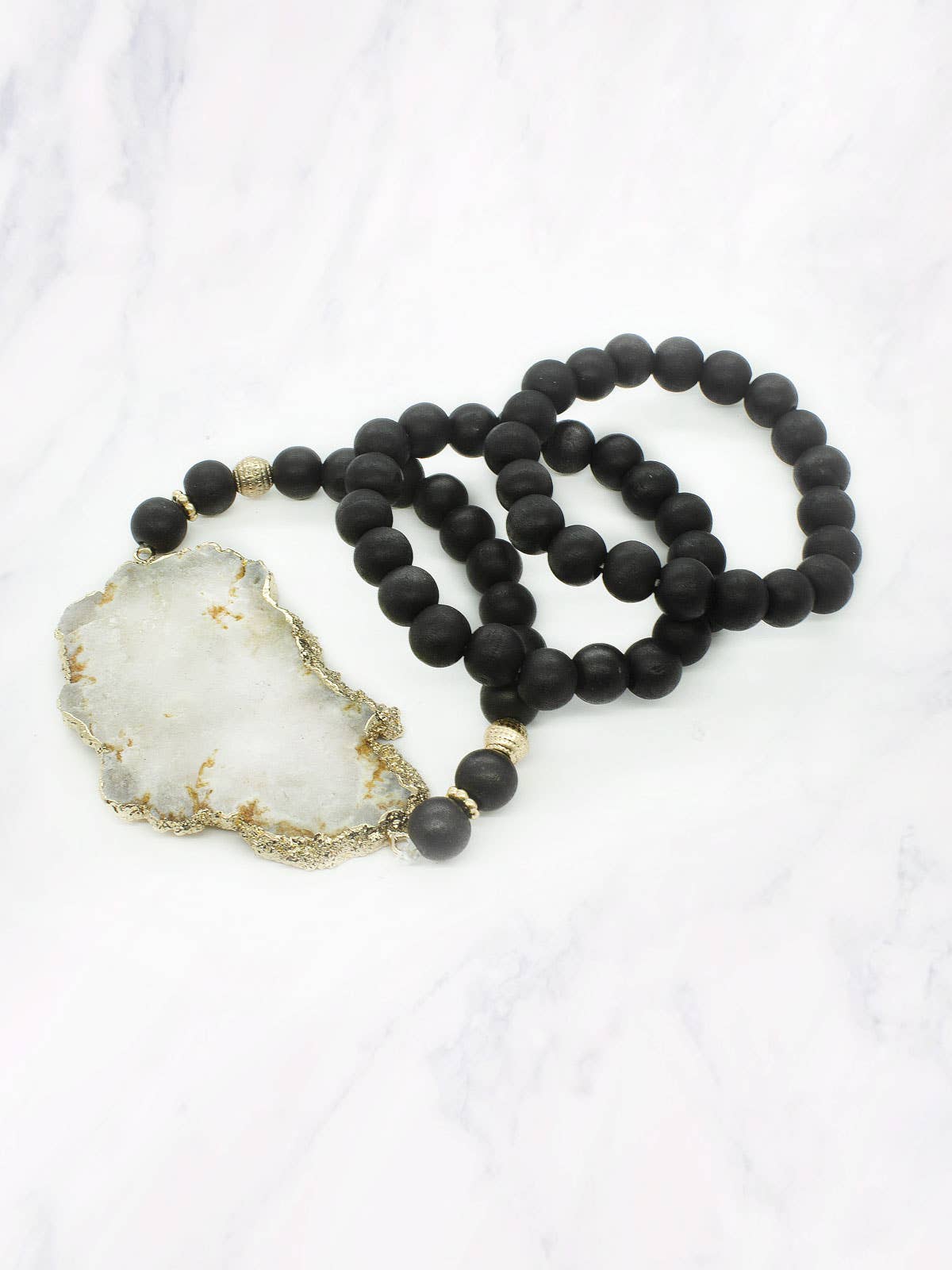 Suzie Q USA - Wholesale Beaded Bracelet - Stone Stretch Bracelet1