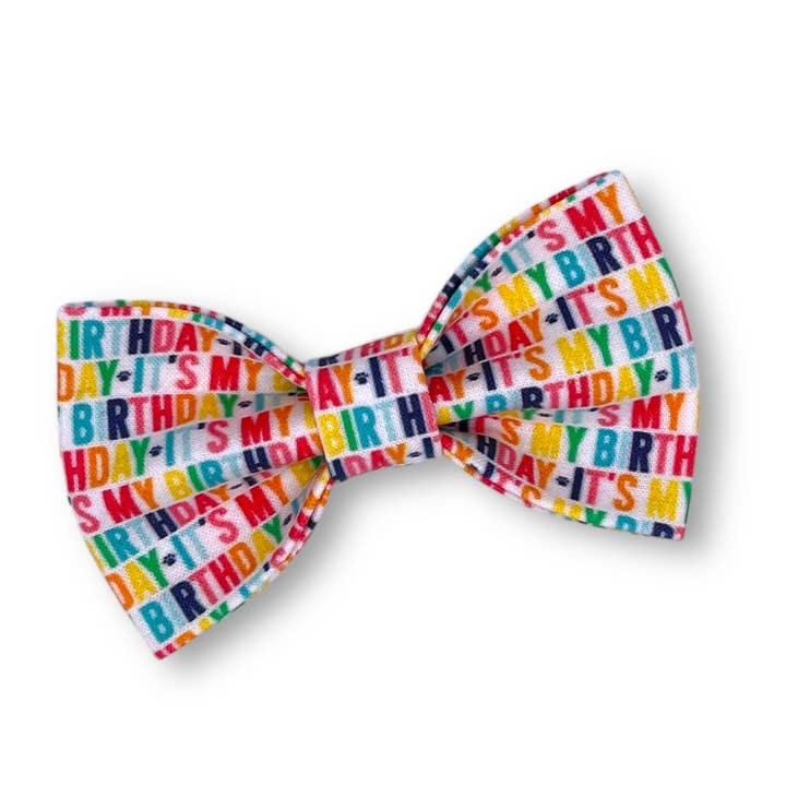 Aloha Ellie & Co. - Wholesale Pet Bow Tie - Dog - Its My Birthday Pet Bow Tie1