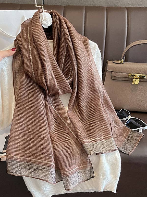 VividLux - Wholesale Scarf - Women's - Keep Warm See-Through Shawl&Scarf4