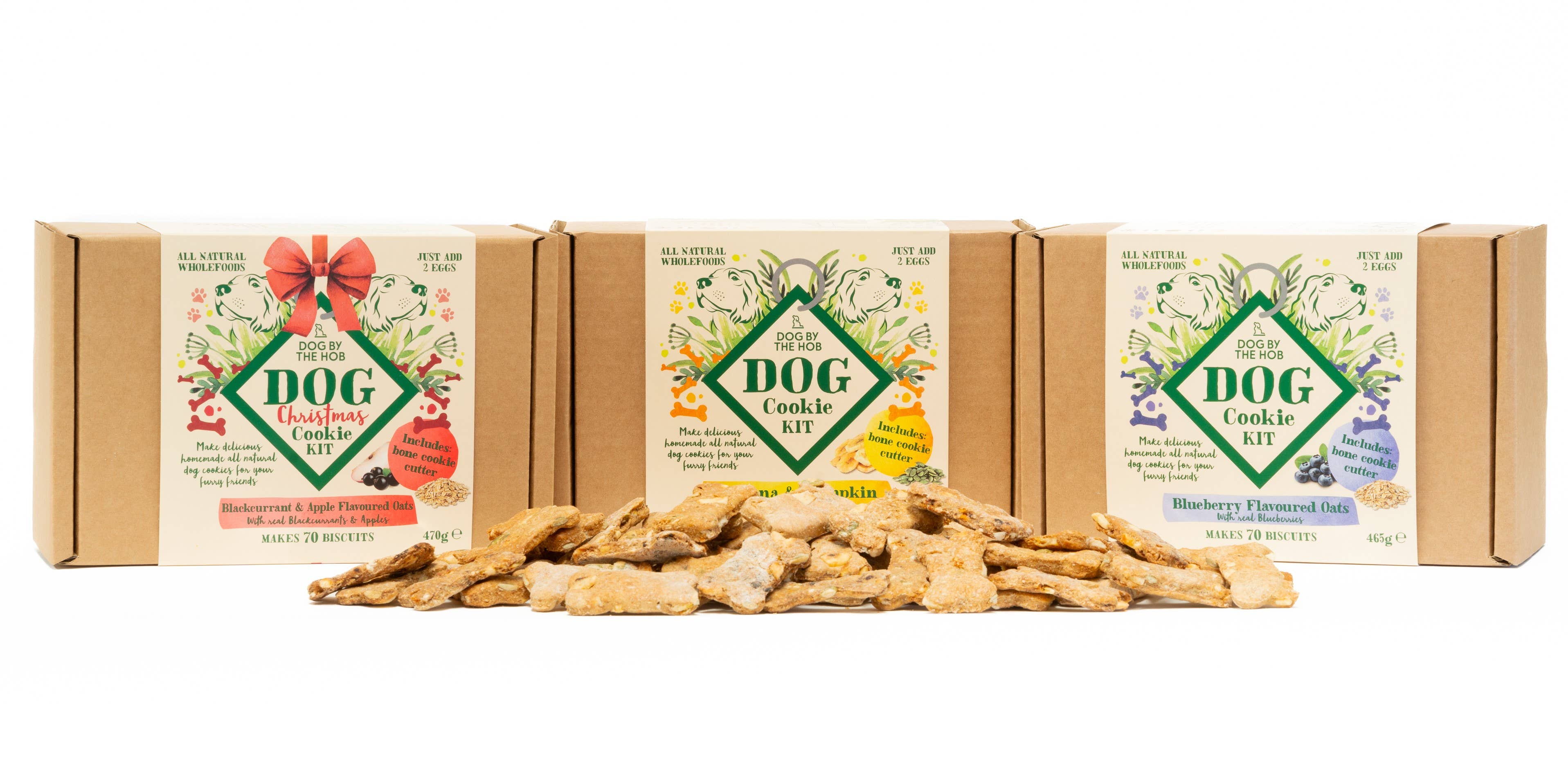 Dog By The Hob – wholesale Pet treats – Dog – Blueberry & Oat Dog Cookie Making Kit (Dog By The Hob) 5