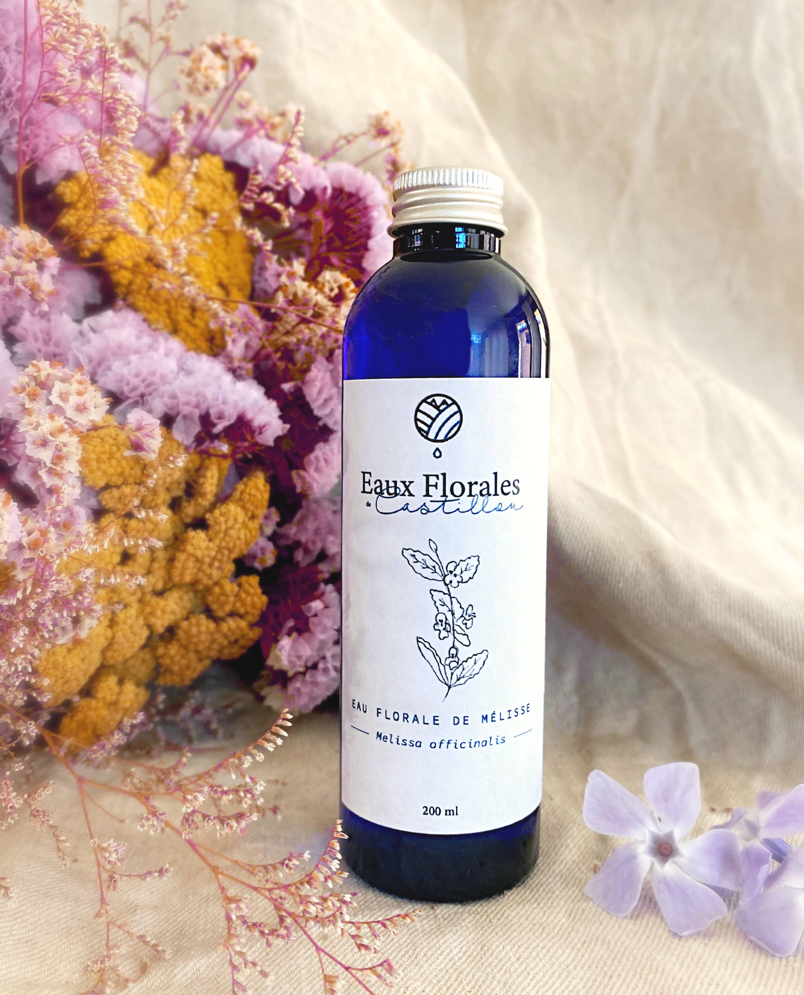 Eaux Florales de Castillou - Venta al por mayor Agua/bruma facial y corporal - Agua de flores de melisa ecológica - 200 ml2