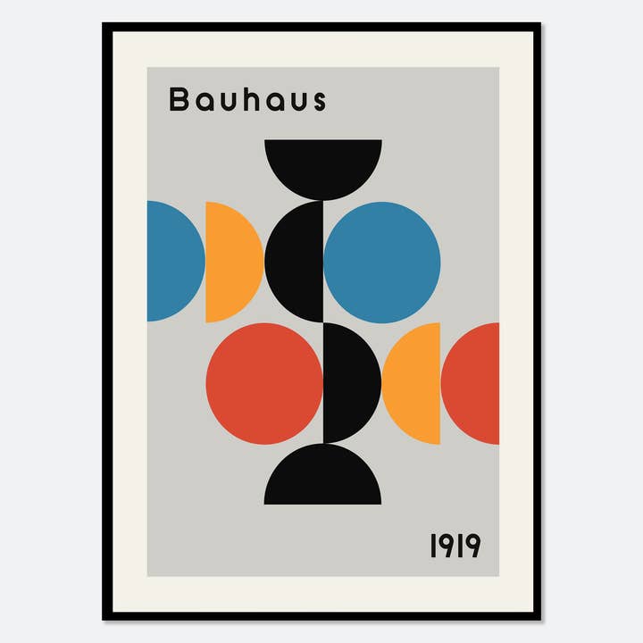 Sugar & Canvas - Venta al por mayor Ilustración - Lámina artística Bauhaus Geometric Shapes 1919 BH48