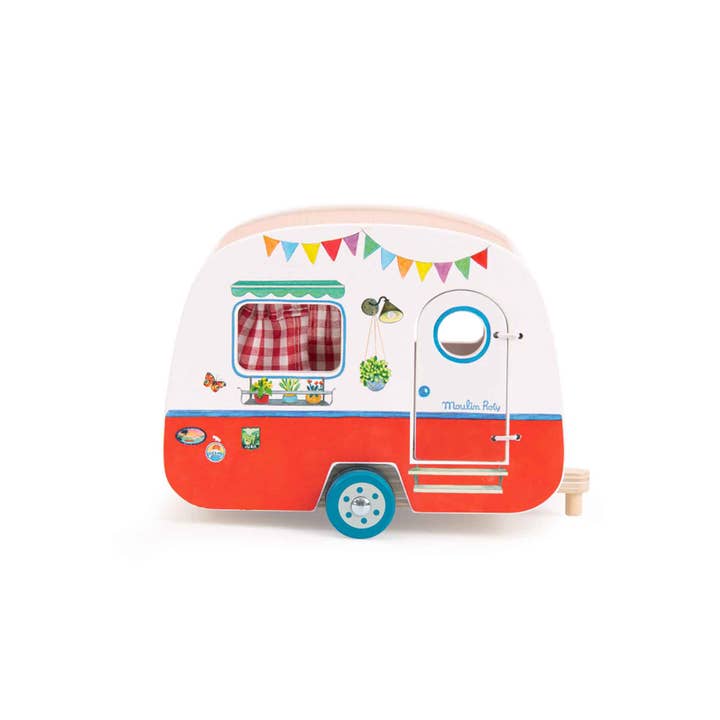 Speedy Monkey - Vente Lot de jouets – enfant - Caravane - La grande famille - Moulin Roty