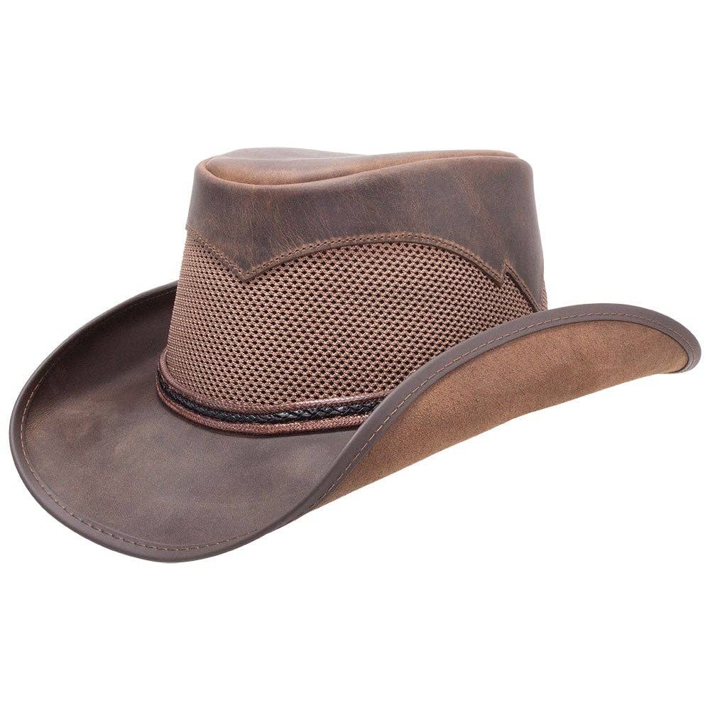 American Hat Makers - Wholesale Cowboy Hat - Unisex - Lightweight Leather Western Hat - Style Durango18