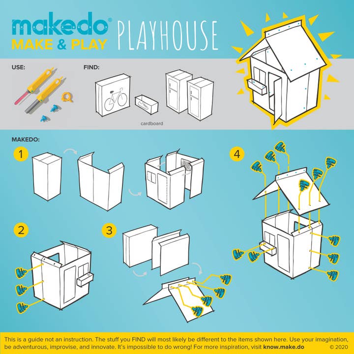 Makedo USA - Wholesale DIY Craft Kit - Kids - CREATE | Makedo Cardboard Construction Kit