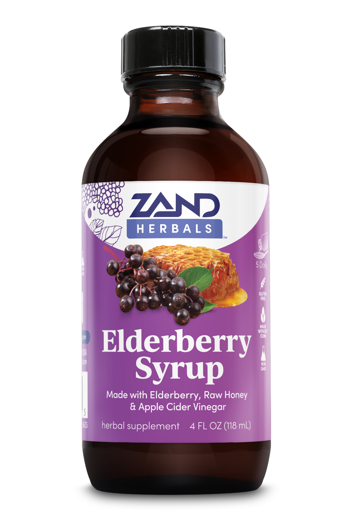 Zand - Wholesale Oral Supplement/Vitamin - Elderberry Honey Syrup1