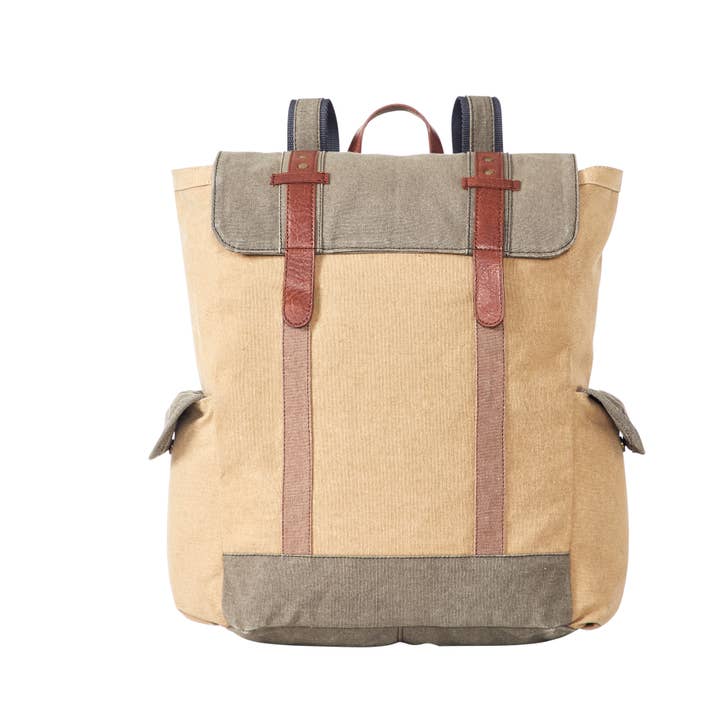 Mona B. - Wholesale Backpack – Women's - Recycled Sebastian-Ba Women's Canvas Backpack1