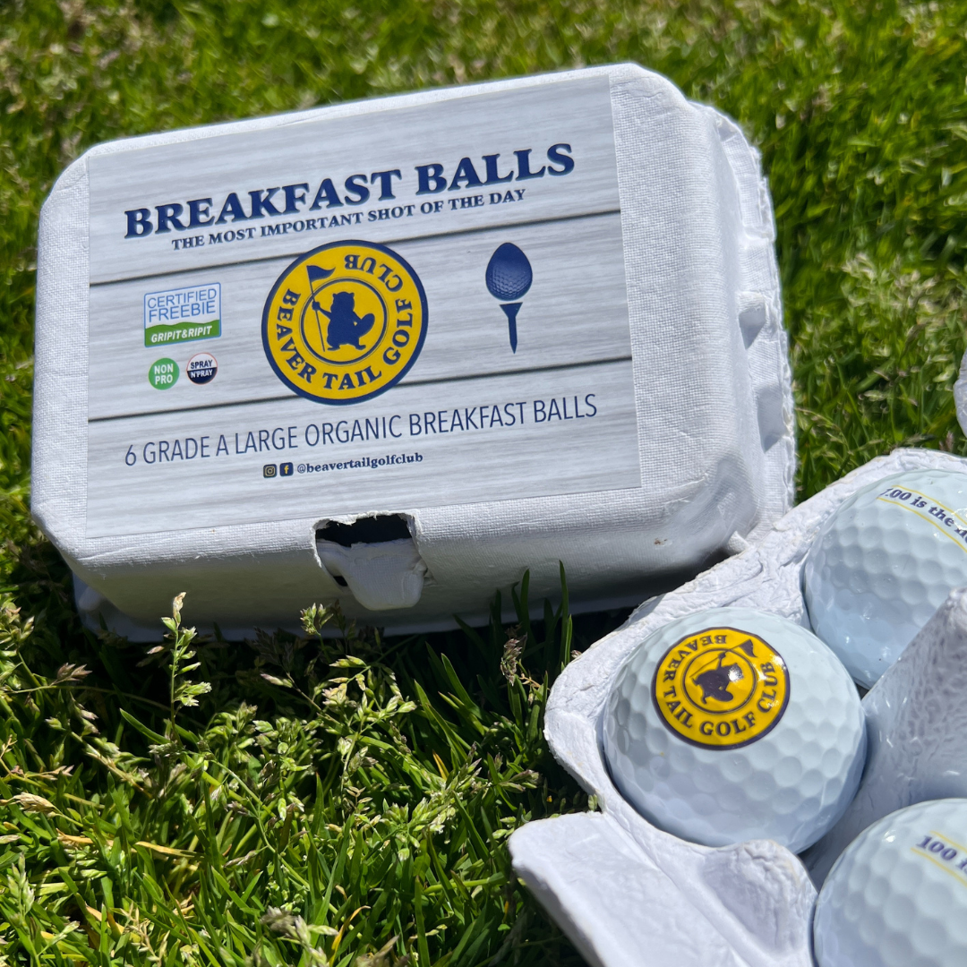 Beaver Tail Golf Club - Wholesale Sports Ball - BREAKFAST BALLS - PACK OF 6 GOLF BALLS4
