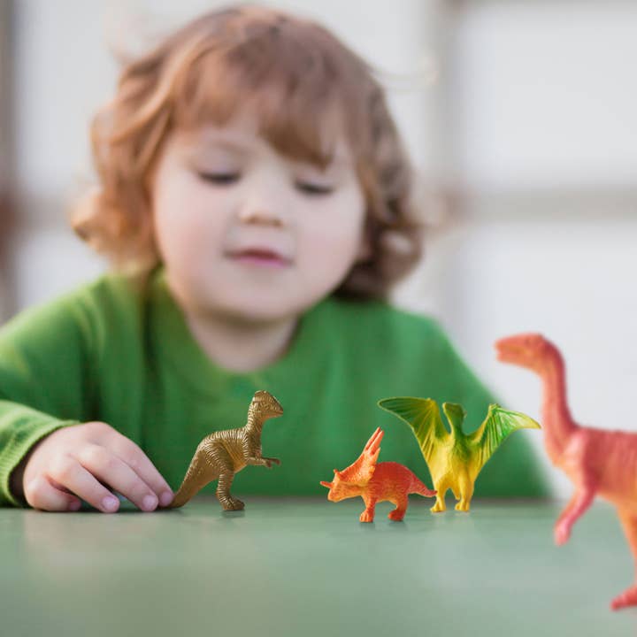 The Twiddlers - Vente Lot de jouets – enfant - Pot de 70 mini figurines de dinosaures Jurassic pour enfants3