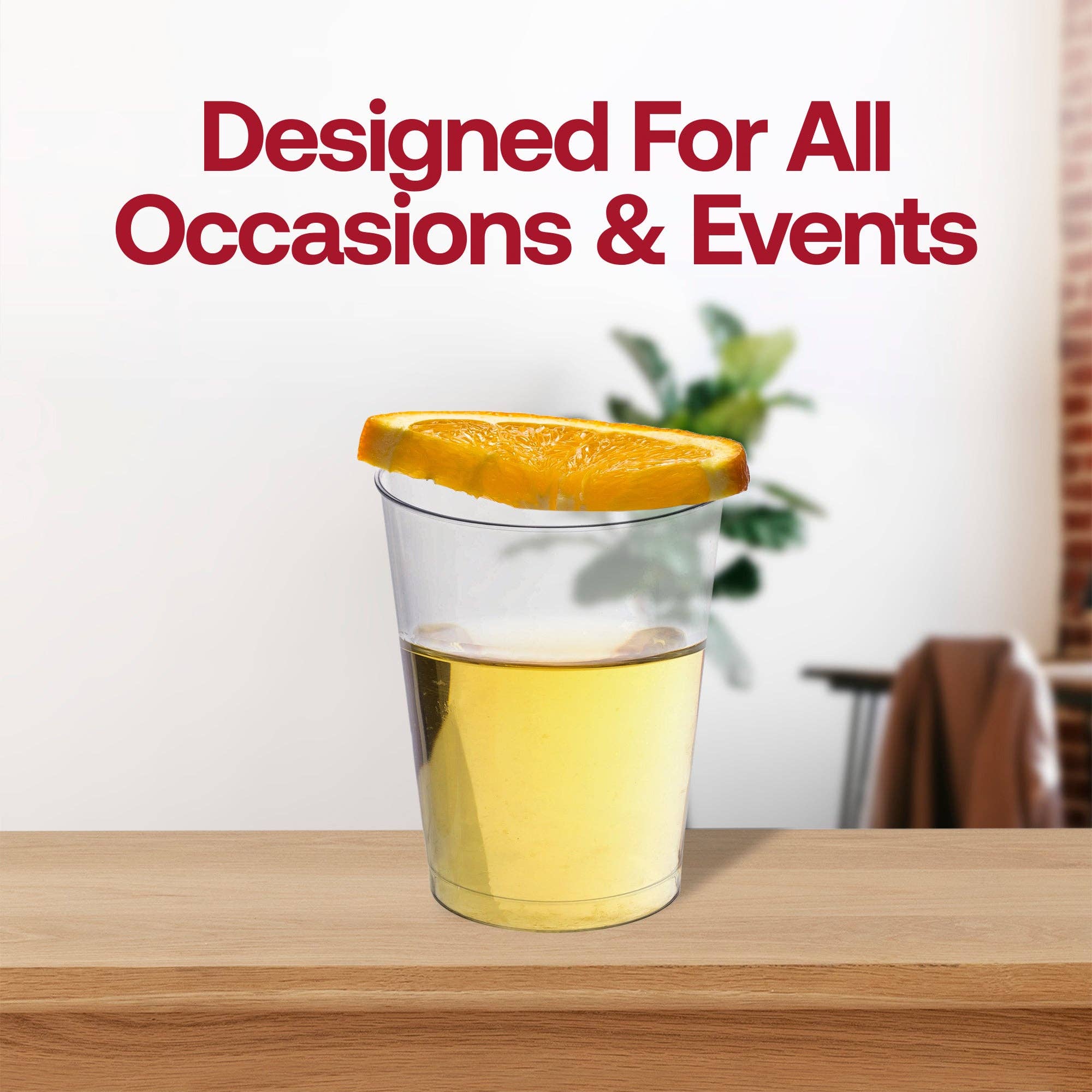 Smarty had a Party - Venta al por mayor Taza desechable - 500 vasos de plástico redondos transparentes de 10 oz5