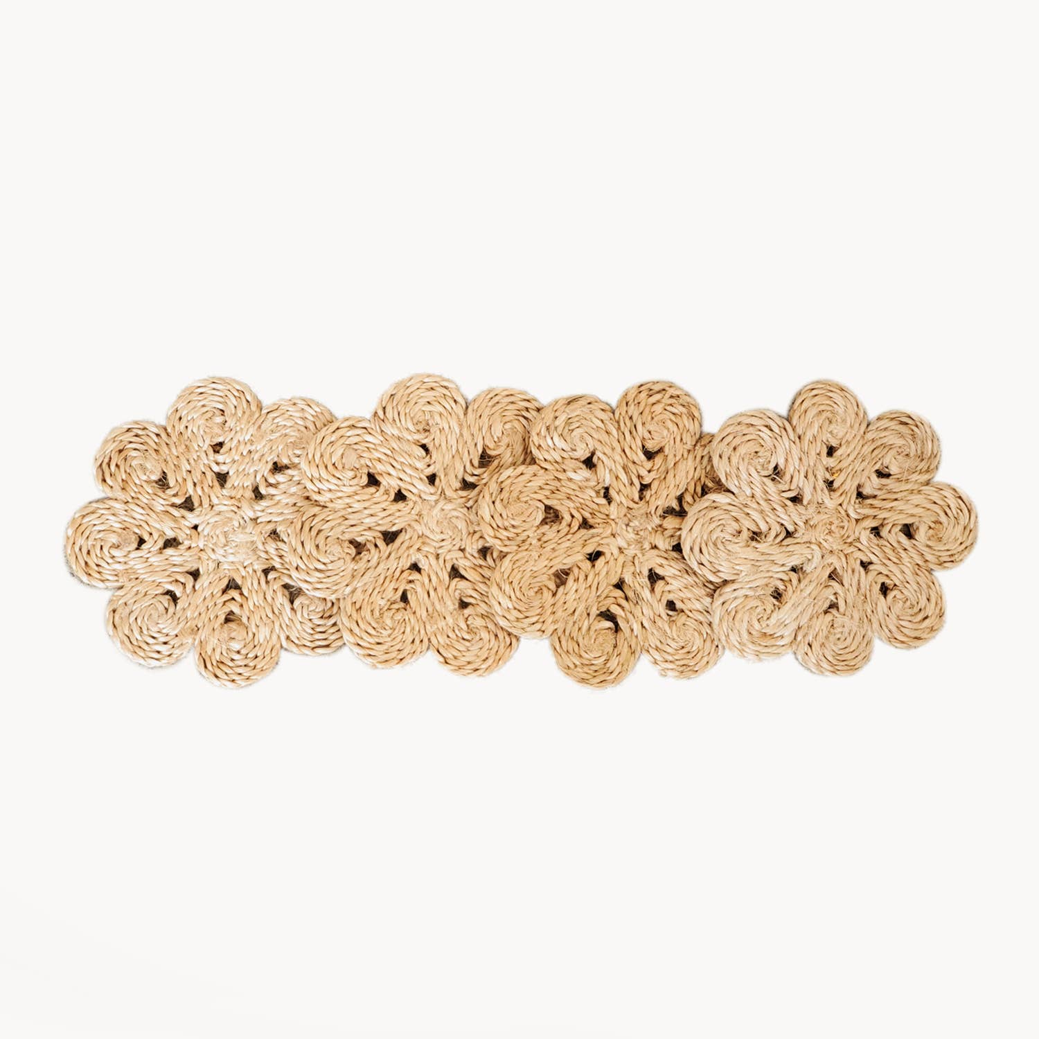 KORISSA - Wholesale Coasters - Handwoven Jute Flower Drink Coaster - Set of 41