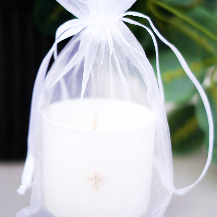 The South Candle - Wholesale Jar/Filled Candle - Psalm Candle - White
