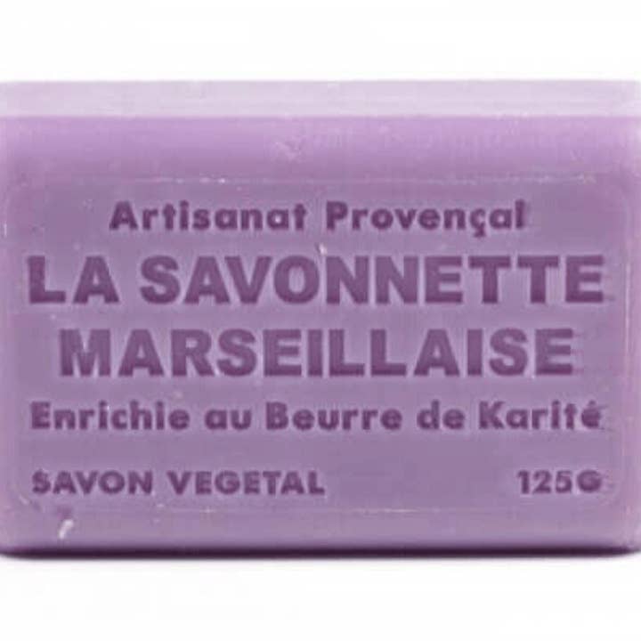 French Soap Wholesale - Wholesale Bar Soap - 125g Violet Wholesale French Soap