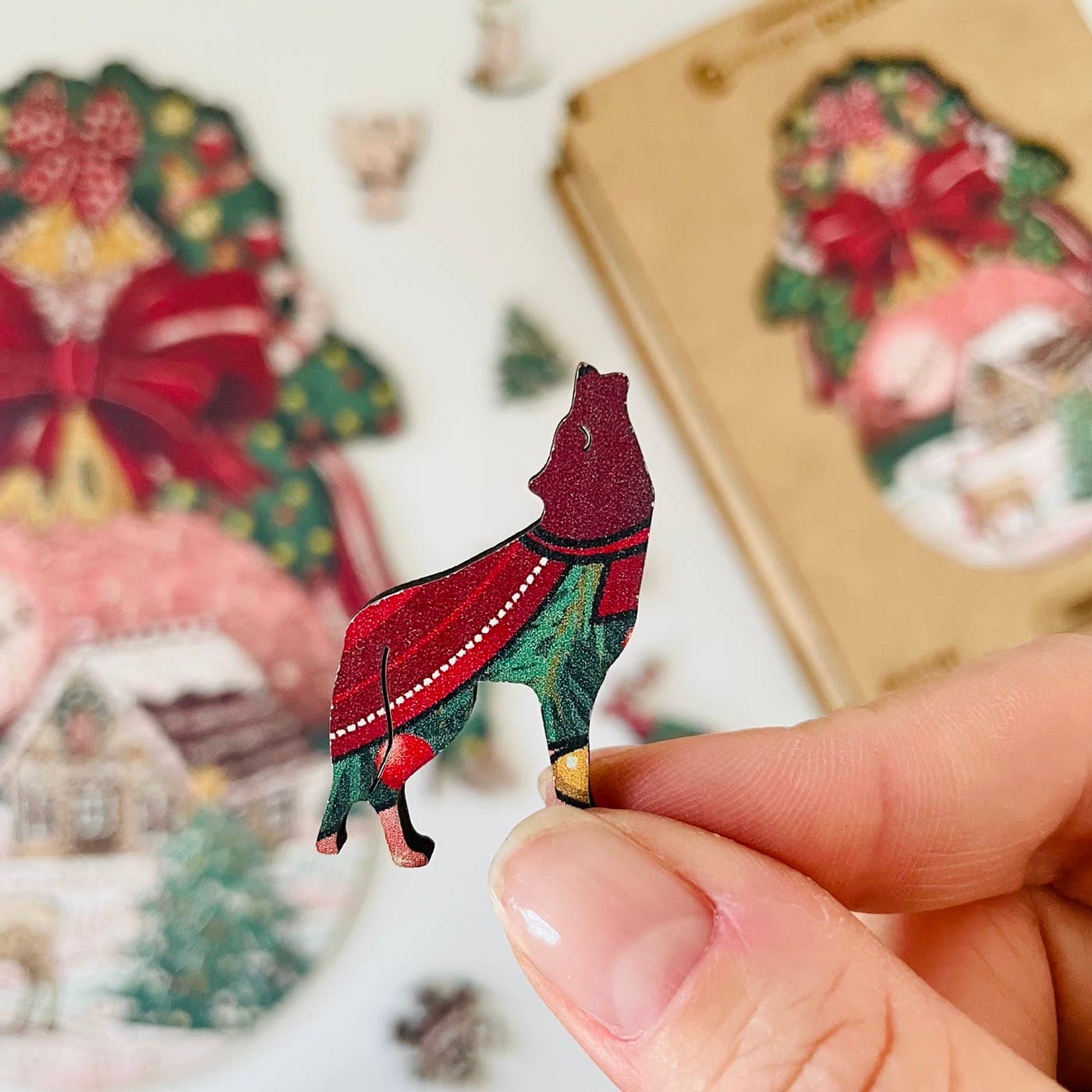 Lubiwood – wholesale Pussel - Vuxen – Winter Fairytale pussel i premiumlåda10