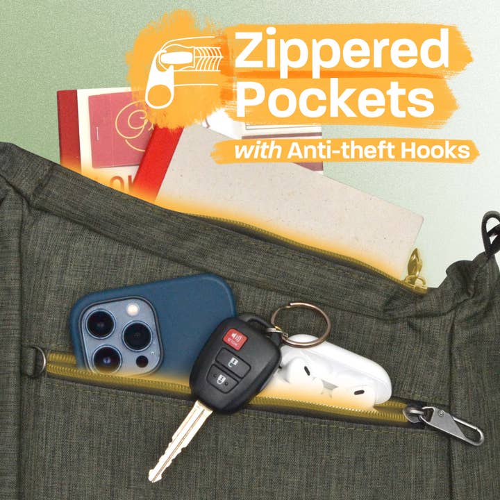 Nupouch / Nufoot - Wholesale Crossbody Bag - Women's - Nupouch Anti Theft Crossbody Bag Pastel13