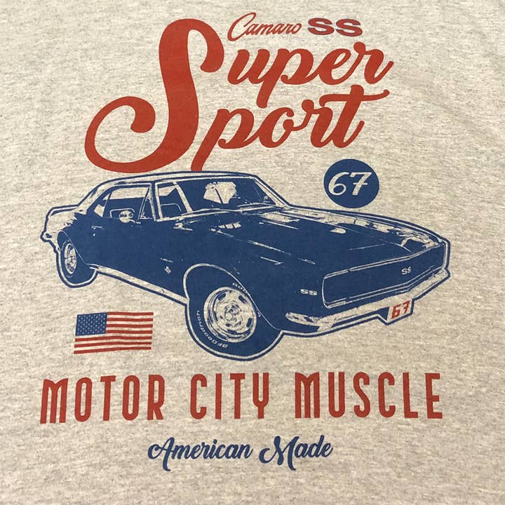 Sport Grey '67 Chevy Camaro SS for wholesale on Faire1