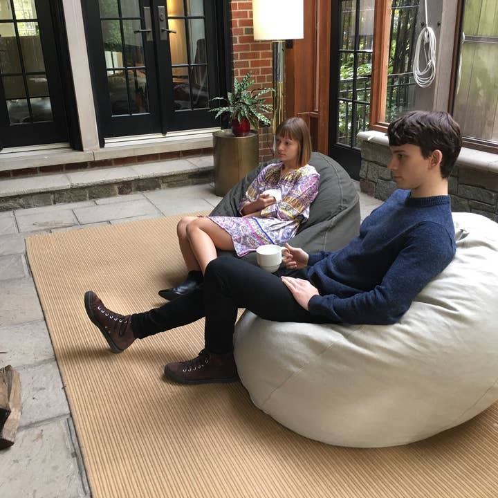 Bean Products - Wholesale Chair - Hemp Bean Bag Chair Lounger - Adult size Comfy Bean
