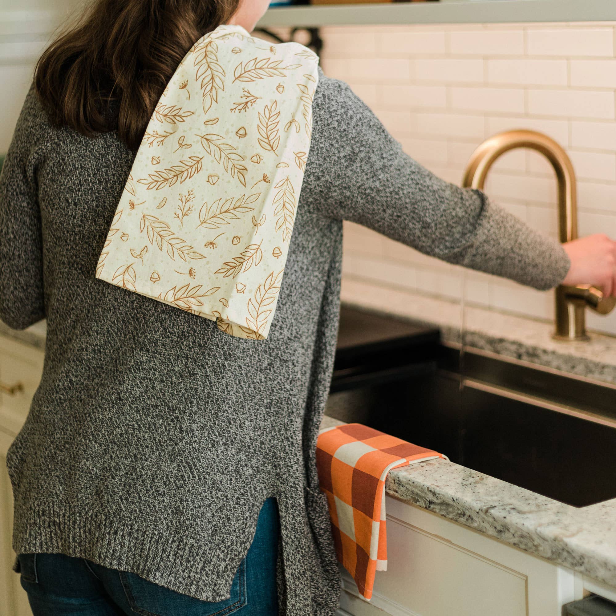 1canoe2 | One Canoe Two Paper Co. - Wholesale Tea Towel - Loose Leaf Kitchen Towel Set2