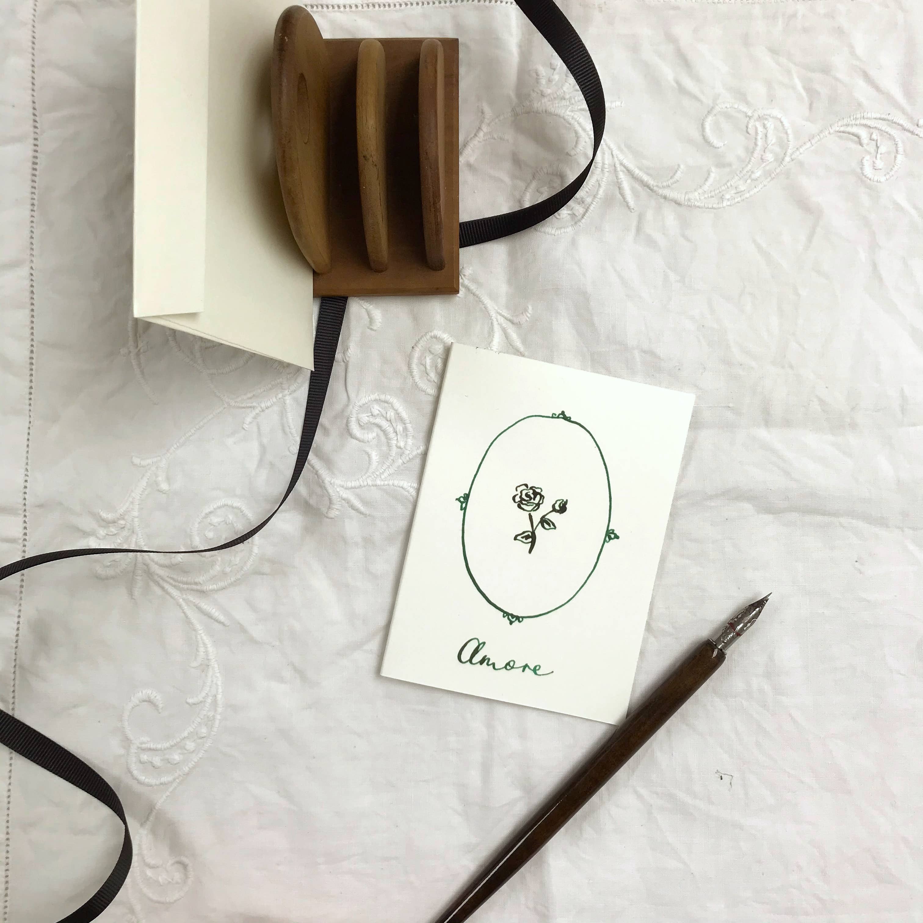 Annie Brougham Paper Goods. - Wholesale Liefdeskaartje - Pen and Ink - Amore kaart1