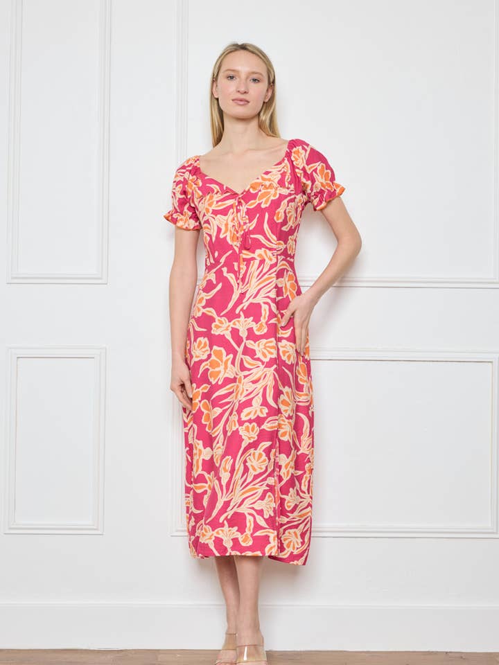 Robe d'été mi-longue K5875 pour la vente par KICHIC