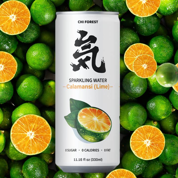 Chi Forest Sparkling water 11oz 24-can Calamansi Lime for wholesale by Chi Forest