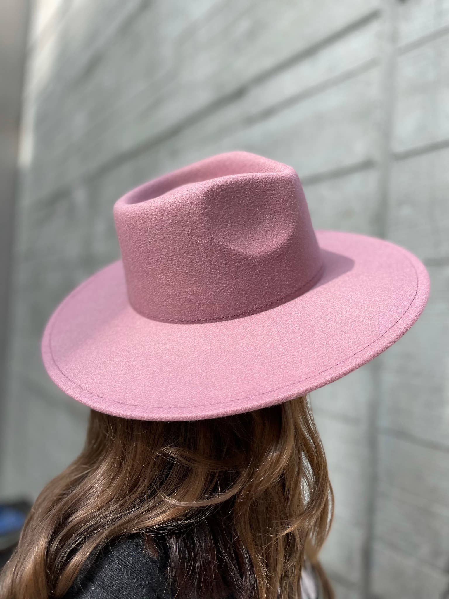 Love and Thyme – wholesale Fedora – Women’s – ALL COLOR RESTOCK , Vegan Felt wide Brim Rancher Hat1