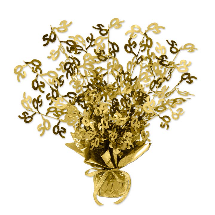 50 Gleam 'N Burst Tafelaufsatz 54280-GD für den Großhandel von Beistle