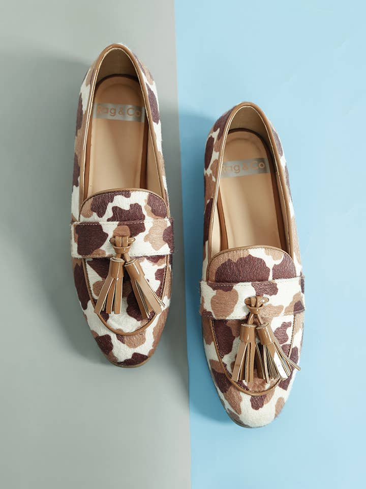 Mocassins à glands en faux daim Moraug pour la vente par Rag Company